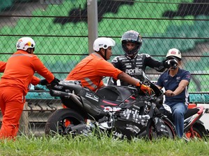 Aprilia Bingung Jelaskan Crash Jorge Martin