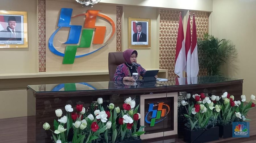 Plt. Kepala BPS, Amalia Adininggar Widyasanti saat menyampaikan Rilis BPS Rabu (5/2/2025). Plt. Kepala BPS, Amalia Adininggar Widyasanti saat menyampaikan Rilis BPS Rabu (5/2/2025). (²©²ÊÍøÕ¾/Arrijal Rachman)