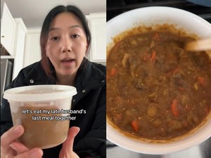 Sedih! Wanita Ini Makan Kari Buatan Suaminya yang Meninggal Dua Tahun Lalu