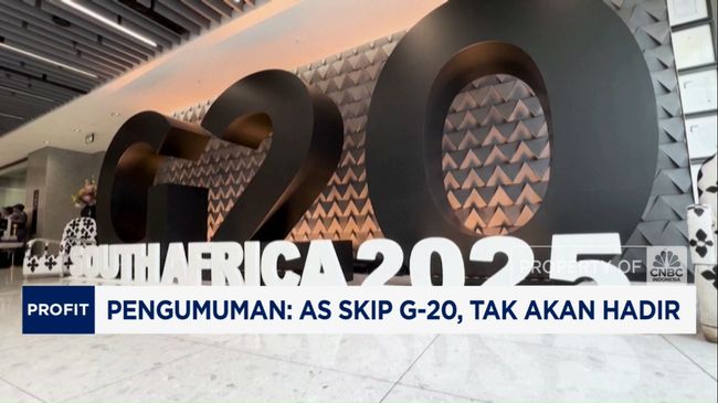 AS Pastikan Tak Hadiri G-20 Afrika Selatan