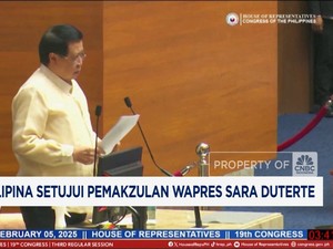 Video: DPR Filipina Setujui Pemakzulan Wapres Sara Duterte