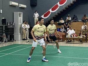 Taufik Hidayat-Tontowi Ahmad Ramaikan Turnamen Bulu Tangkis HUT Gerindra