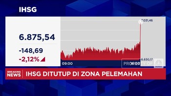 Video: IHSG Ditutup Ambles Lebih dari 2%, Balik ke Level 6.800