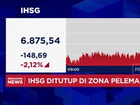 Video: IHSG Ditutup Ambles Lebih dari 2%, Balik ke Level 6.800