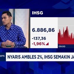 Video: Nyaris Ambles 2%, IHSG Makin Jauh dari Level 7.000an