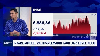 Video: Nyaris Ambles 2%, IHSG Makin Jauh dari Level 7.000an