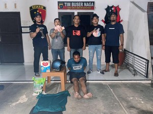 Bobol Rumah Warga untuk Beli Sabu dan Susu Anak, Residivis Curat Ditangkap
