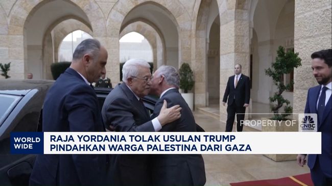 Raja Yordania Tolak Usulan Trump Pindahkan Warga