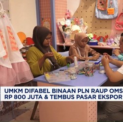 UMKM Difabel Binaan PLN Raup Omset Rp 800 Juta & Tembus Pasar Ekspor