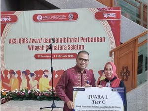 Bank Sumsel Babel Juara 1 Jumlah Transaksi Terbanyak QRIS untuk Wilayah Sumsel