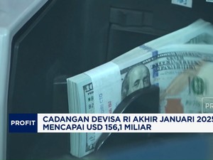 Video: Cadangan Devisa RI Akhir Januari 2025 Mencapai USD 156,1 Miliar