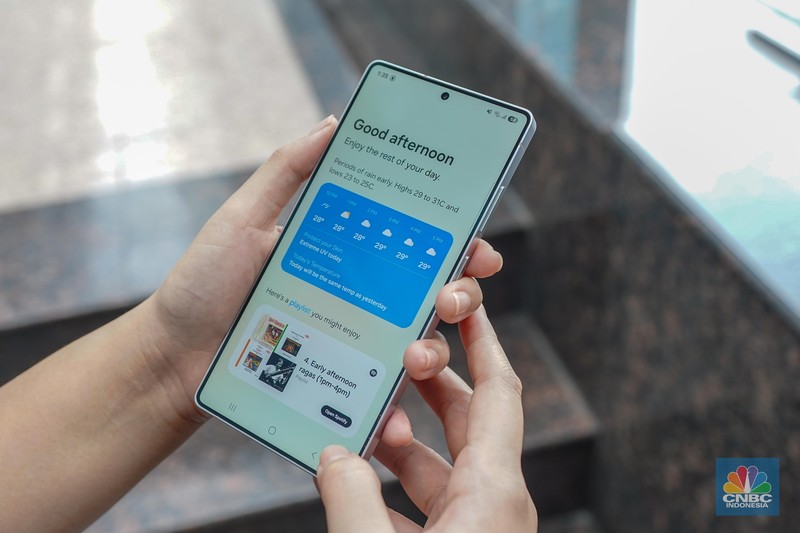 Samsung Galaxy S25 Ultra. (CNBC Indonesia/Faisal Rahman)
