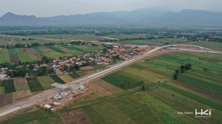 Jalan Tol Probolinggo – Banyuwangi Paket II Kraksaan hingga Paiton sepanjang 11,20 km. (Dok. Hutama Karya)