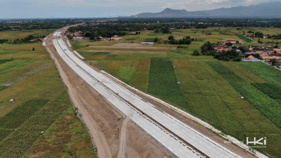 Jalan Tol Probolinggo – Banyuwangi Paket II Kraksaan hingga Paiton sepanjang 11,20 km. (Dok. Hutama Karya)