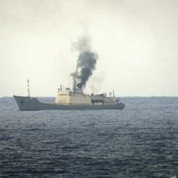 Kapal Intelijen Rusia Terbakar di Lautan Negara Arab, NATO Buka Suara