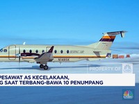 Video: Pesawat AS Hilang Saat Terbang, Bawa 10 Penumpang