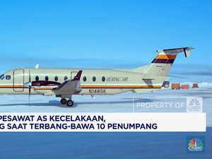 Video: Pesawat AS Hilang Saat Terbang, Bawa 10 Penumpang