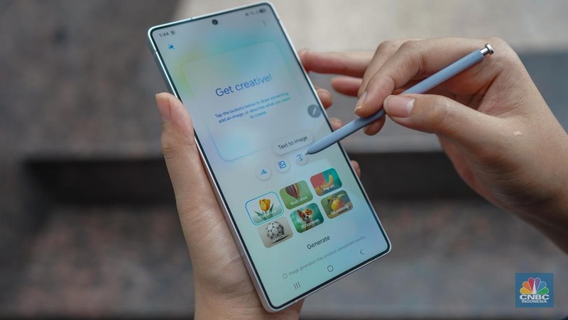 Samsung Galaxy S25 Ultra. (CNBC Indonesia/Faisal Rahman)
