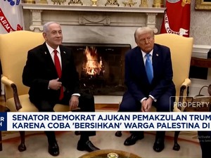 Video: Mau Usir Warga Gaza , Senator Demokrat Ajukan Pemakzulan Trump