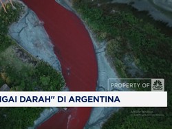 Video: "Sungai Darah" Argentina, Diduga Terkontaminasi Limbah Pabrik