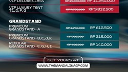 Tiket MotoGP Mandalika 2025 Dirilis, Ada Program Early Bird Mulai Rp 140 Ribu
