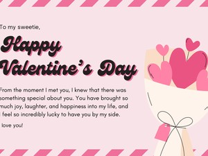 27+ Kartu Ucapan Valentine Day dengan Desain Menarik dan Penuh Cinta