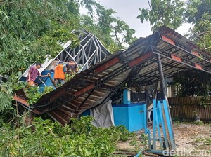Posyandu di Pangkep Rusak Tertimpa Pohon Tumbang, Kerugian Rp 100 Juta