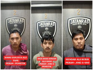 Trio Maling yang Dikejar Emak-emak di Depok Ditangkap, Ini Tampangnya