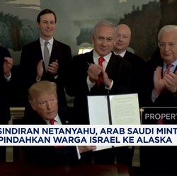 Video: Arab Saudi Minta Trump Pindahkan Warga Israel ke Alaska