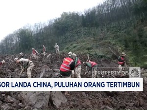 Video: Longsor Landa China, Puluhan Orang Tertimbun