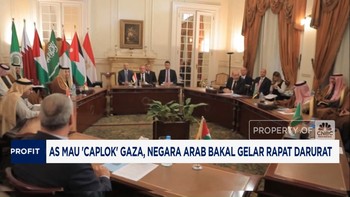 Video: AS Mau 'Caplok' Gaza, Negara Arab Bakal Gelar Rapat Darurat