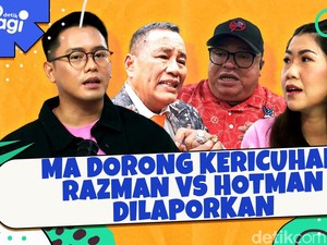MA Dorong Kericuhan Razman Vs Hotman Dilaporkan