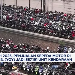 Video: Januari 2025, Penjualan Sepeda Motor RI Susut 6%