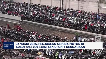 Video: Januari 2025, Penjualan Sepeda Motor RI Susut 6%