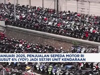 Video: Januari 2025, Penjualan Sepeda Motor RI Susut 6%