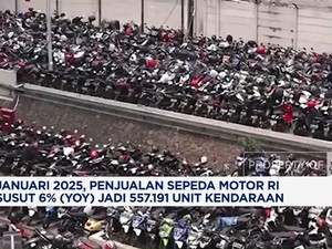 Video: Januari 2025, Penjualan Sepeda Motor RI Susut 6%