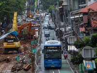 Jangan Lewat Jalan Ini! Ada Rekayasa Lalin Pembangunan Proyek LRT