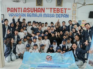 Pegadaian Gandeng Influencer BUMN Gelar Aksi Sosial Hibur Anak Panti
