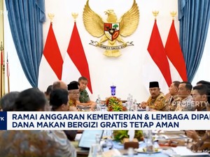  Anggaran Kementerian & Lembaga Dipangkas, Dana MBG Tetap Aman