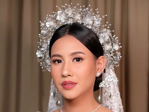 Detail Makeup Shenina Cinnamon saat Dinikahi Angga Yunanda, Cantik Flawless