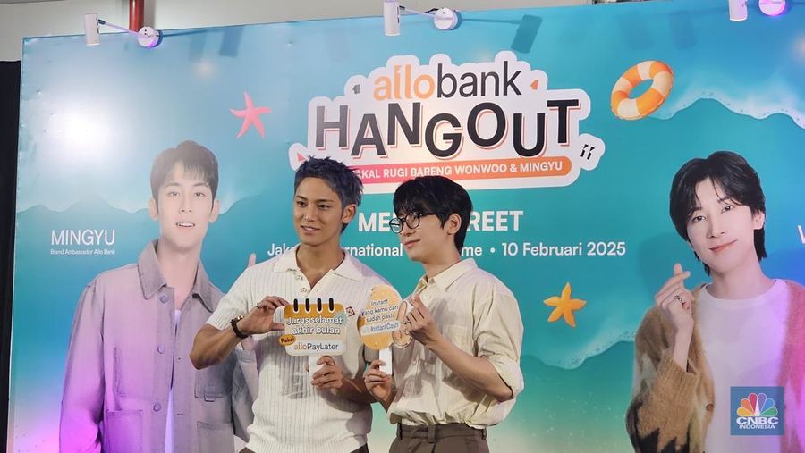 Allo Bank Hangout: Gak Bakal Rugi Bareng Wonwoo dan Mingyu di Jakarta, Senin (10/02).