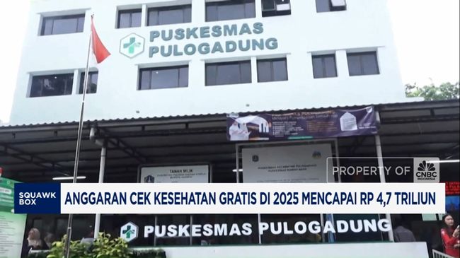 Video: Anggaran Cek Kesehatan Gratis Prabowo 2025 Capai Rp 4,7 Truliun