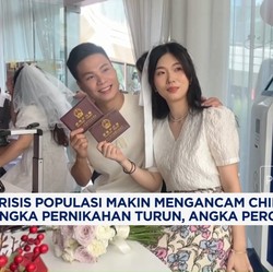 Video: China Krisis Populasi, Angka Pernikahan Turun & Perceraian Naik