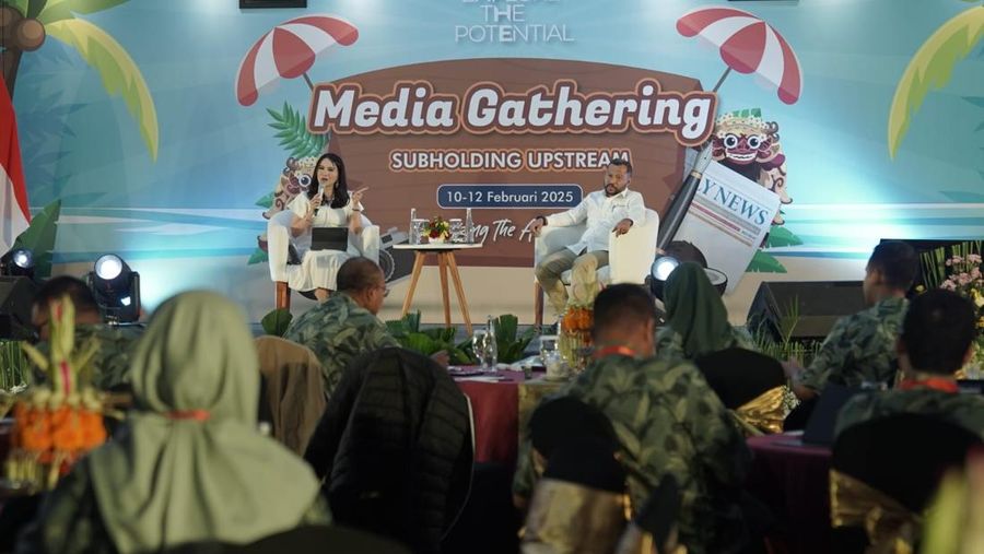 Direktur Eksplorasi Pertamina Hulu Energi dalam Media Ghatering Subholding Upstream di Bali. dok: (PGR)