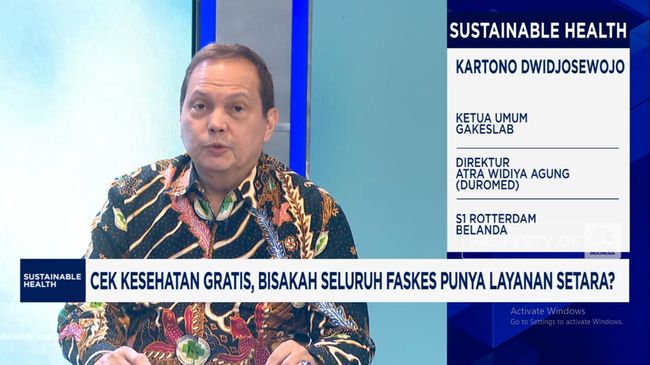 Dukung Cek Kesehatan Gratis, Asosiasi Jamin Kamanan Stok Alkes