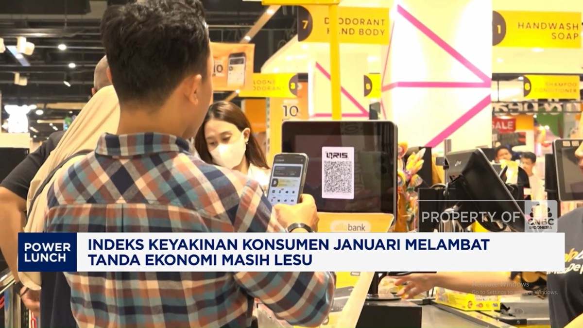 Video: Indeks Keyakinan Konsumen Januari Melambat, Tanda Ekonomi Lesu?