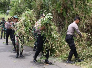 Sinergitas Polri-TNI Karya Bakti Bersama di Malang