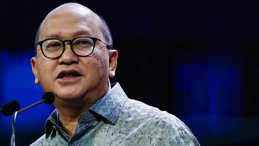Menteri Investasi Indonesia Rosan Roeslani menyampaikan pidatonya pada Mandiri Investment Forum di Jakarta, Indonesia, 11 Februari 2025. REUTERS/Willy Kurniawan