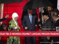 Video: Momen Prabowo Sambut Kedatangan Erdogan di Bandara Halim
