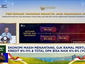 Video: OJK Ramal Pertumbuhan Kredit 9%-11% & Total DPK Bisa Naik 6%-8%